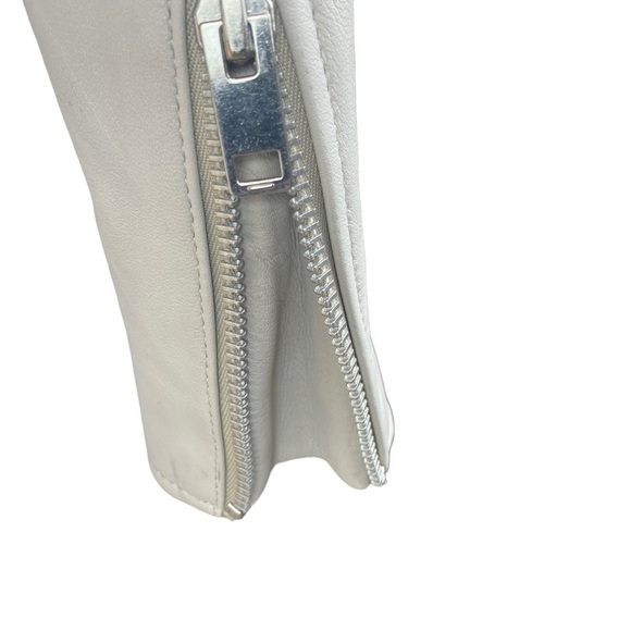 WALTER BAKER Liz Lambskin Leather Motorcycle Jacket Small - Picture 8 of 13